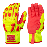 GGS Skytec SKG00054E Torq™ Strike EC High Dextrous, Synthetic Leather Palm, Water Repellent Shell, Impact 2, Cut A6